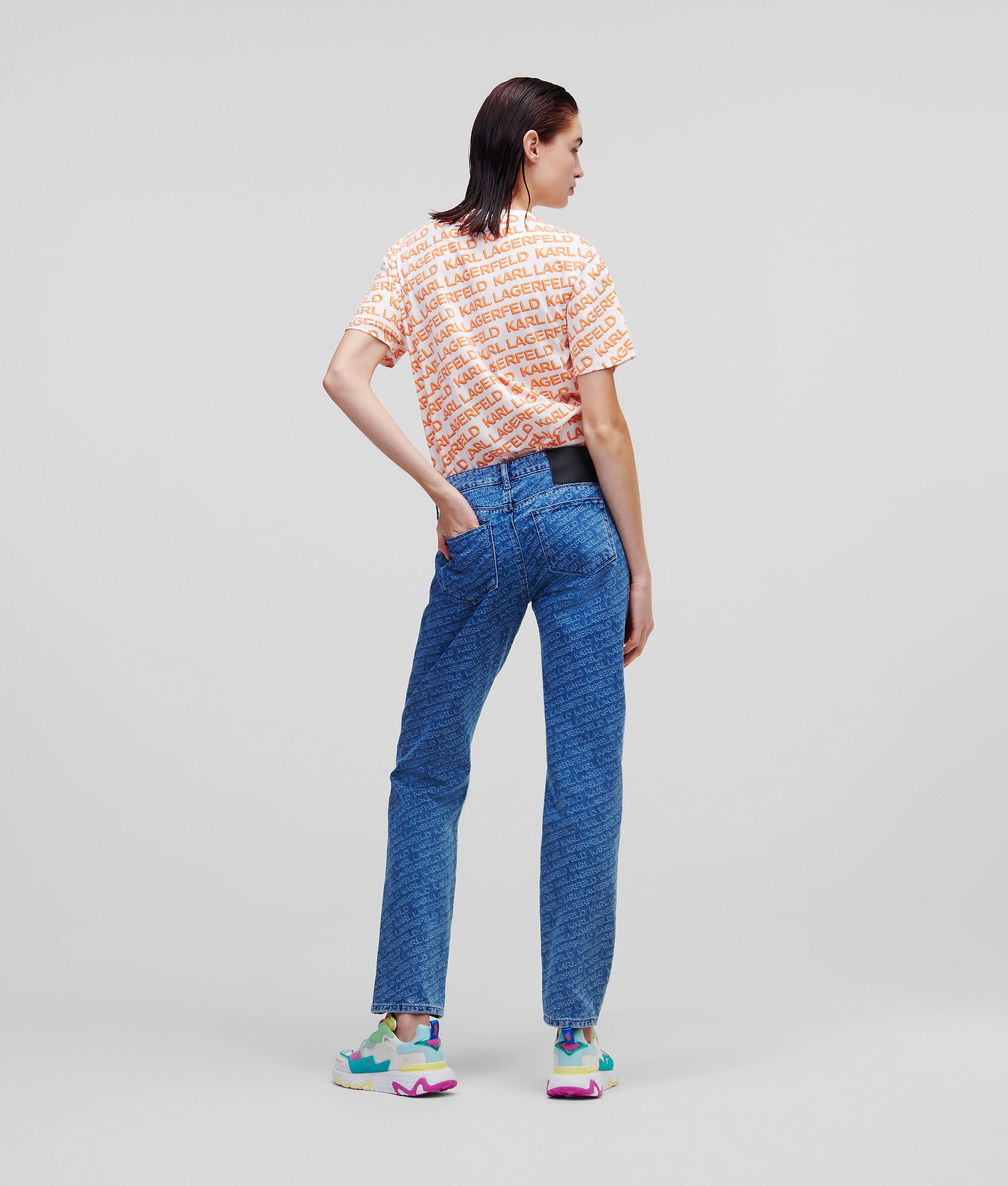 (image for) Second To None DIAGONAL ALL-OVER KARL LOGO JEANS